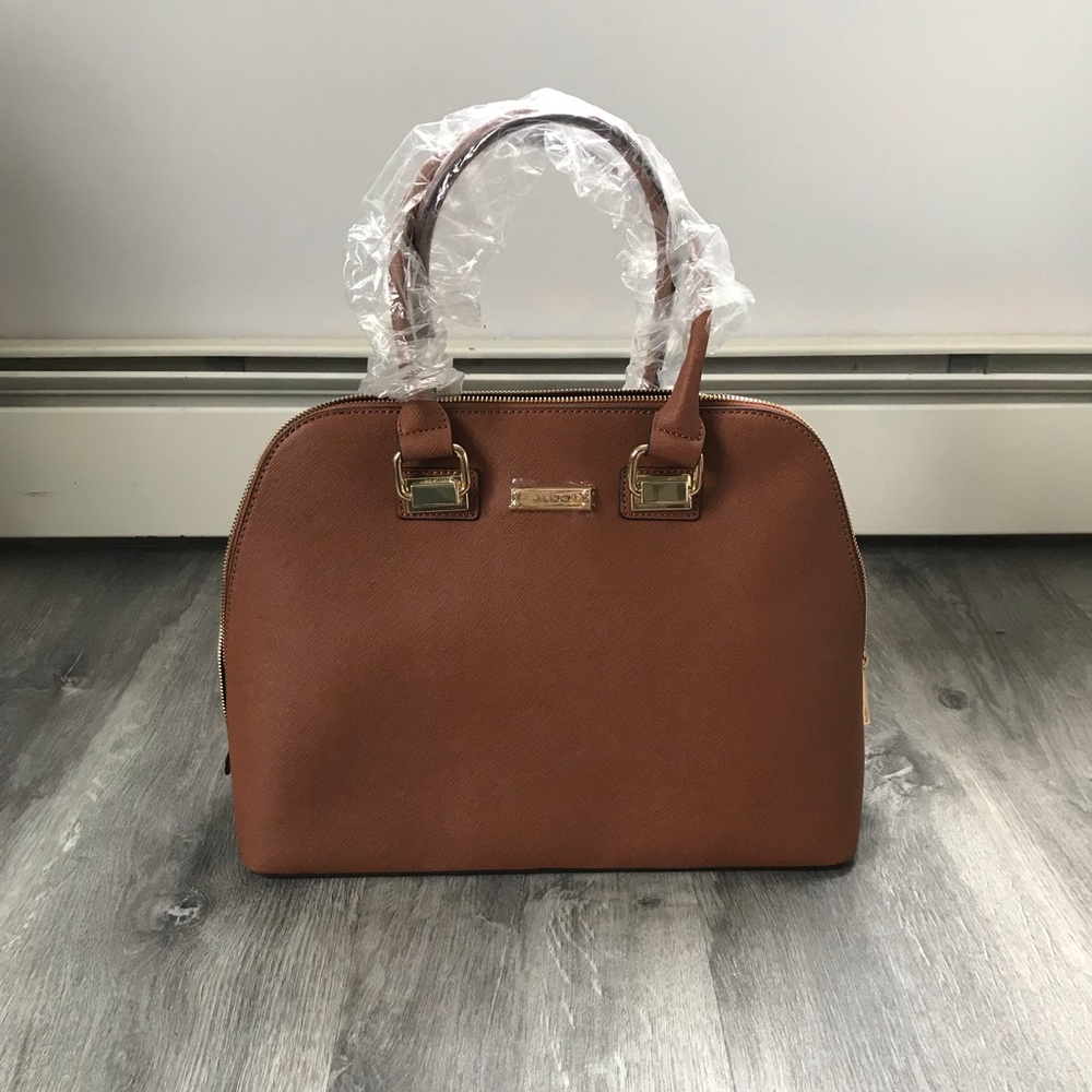 NWT Aldo Cognac Chesa Bag